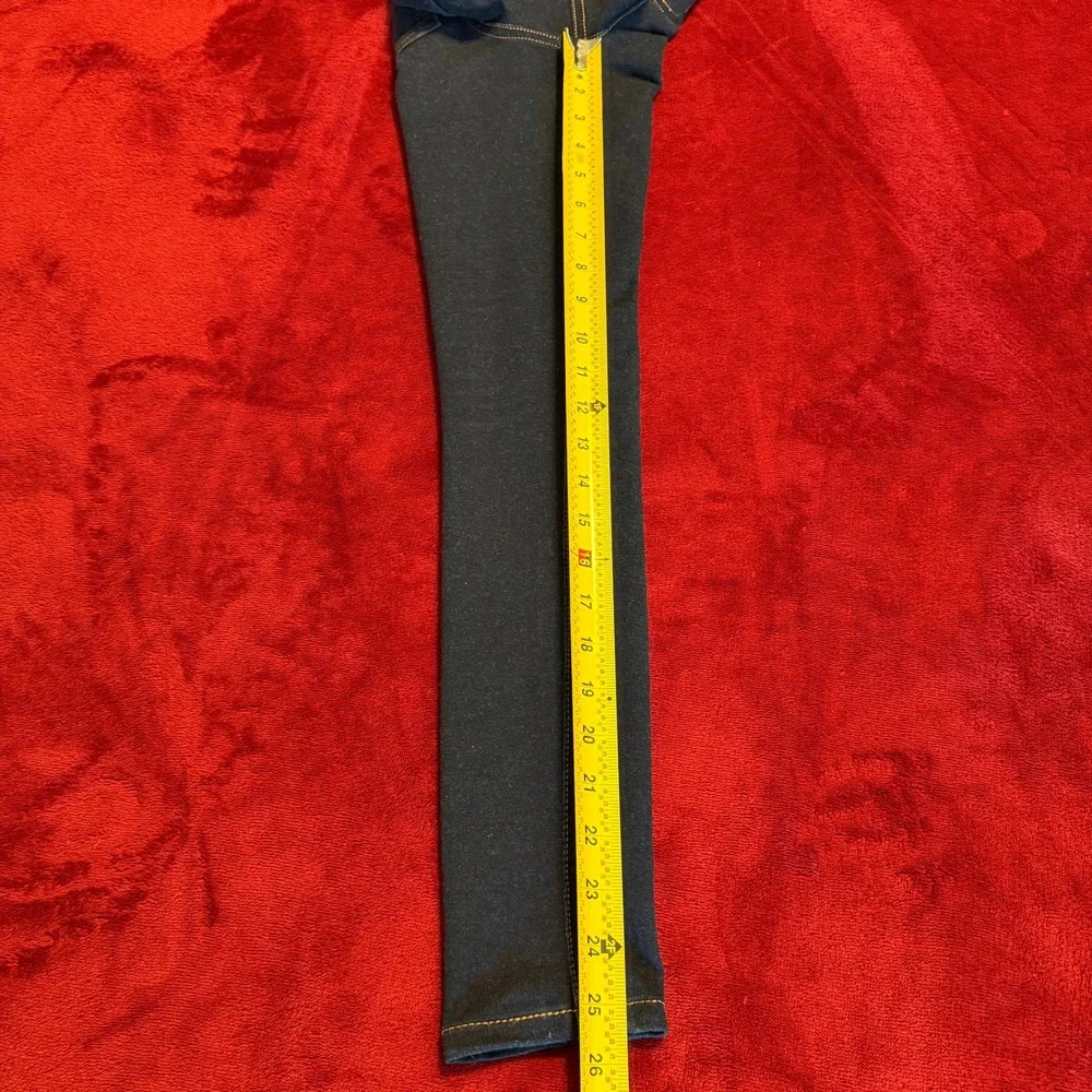 Justice Girls Dark Wash Slim Jeggings Pull On Denim Skinny Jeans Size 10 Slim